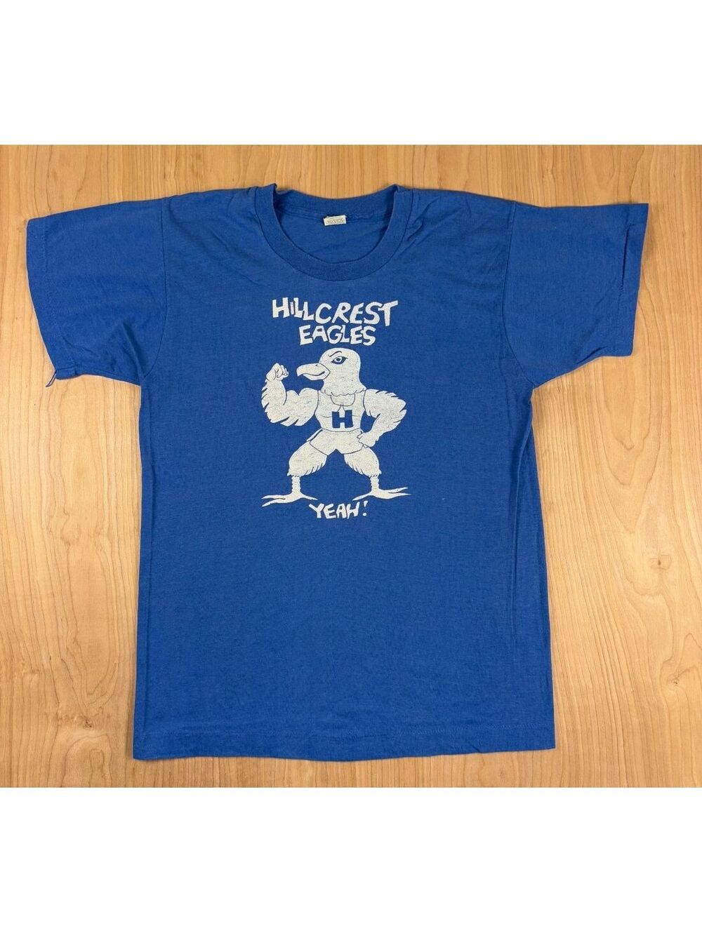 Vintage 80s Hillcrest Eagles tshirt Single Stitch Screen stars eagle new jersey